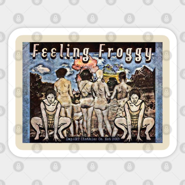 Feeling Froggy Sticker by ImpArtbyTorg